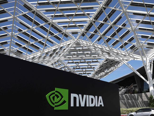 SANTA CLARA, CALIFORNIA - MAY 30: An exterior view of the NVIDIA headquarters on May 30, 2023 in Santa Clara, California. Chipmaker NVIDIA reached a $1 trillion market cap at the open bell of the NYSE on Tuesday morning. The company is forecasting second quarter sales of $11 billion, 50 percent higher than analyst estimates of $7.15 billion.   Justin Sullivan/Getty Images/AFP (Photo by JUSTIN SULLIVAN / GETTY IMAGES NORTH AMERICA / Getty Images via AFP)