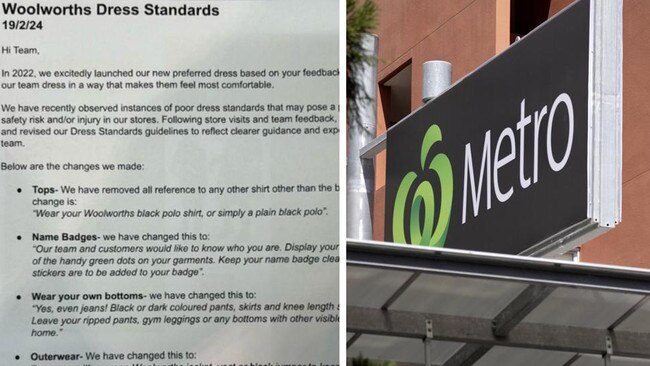 Woolworths outrage after memo banning stickers leaked