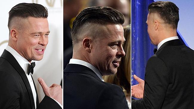 Brad Pitt's hair ... wow!