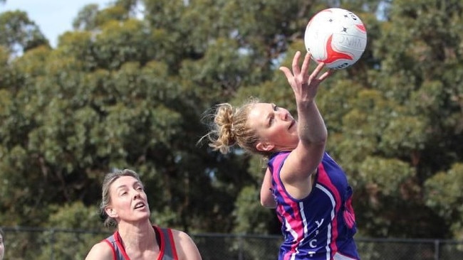 Victor Harbor's A Grade netball veteran Di Johns will play her 15th grand final in a row on Saturday. Picture: Supplied