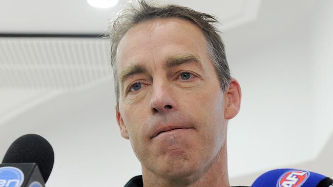 Alastair Clarkson: “It’s very, very difficult to manage.” Picture: AAP