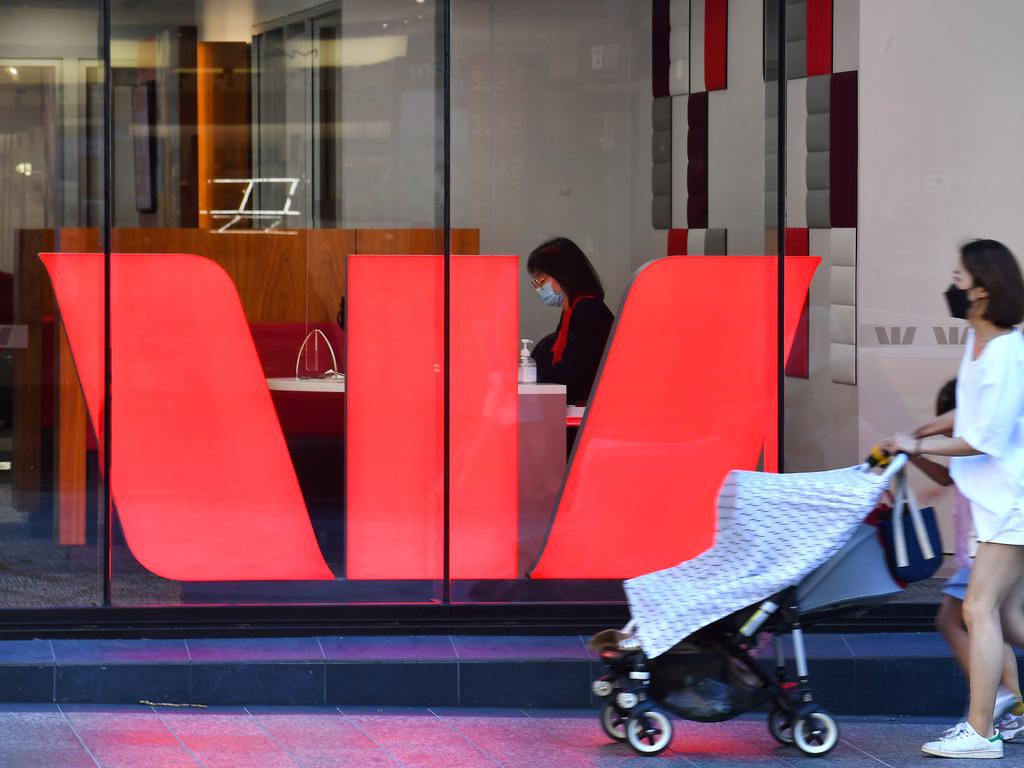 BRISBANE, AUSTRALIA - NewsWire Photos September 23, 2021: Westpac in Brisbane. Australia's biggest bank has warned proactive steps must be taken now to avoid a New Zealand style government intervention to cool soaring house prices 
Picture: NCA NewsWire / John Gass