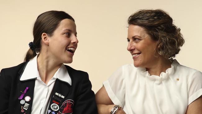 Romilly Madew with daughter Arielle. Picture: Britta Campion