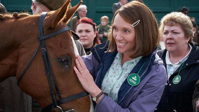 Toni Collette and Di Botcher in Dream Horse.