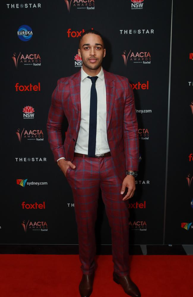 Ezekiel Simat at the 2019 AACTA Awards Industry Luncheon. Picture: Justin Lloyd