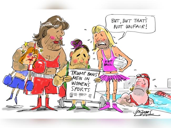 Johannes Leak Commentary page cartoon for 07-02-2025Version: Commentary Cartoon  (4:3, 1024x768 - Aspect ratio preserved, Canvas added)COPYRIGHT: The Australian's artists each have different copyright agreements in place regarding re-use of their work in other publications.Please seek advice from the artists themselves or the Managing Editor of The Australian regarding re-use.