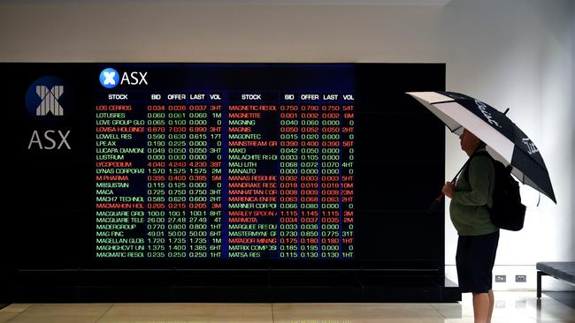 The Australian sharemarket is expected to decline at the start of trade on Monday. Picture: AAP