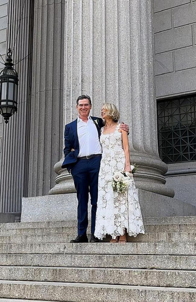 The beaming couple confirmed the news on social media. Picture: Instagram.