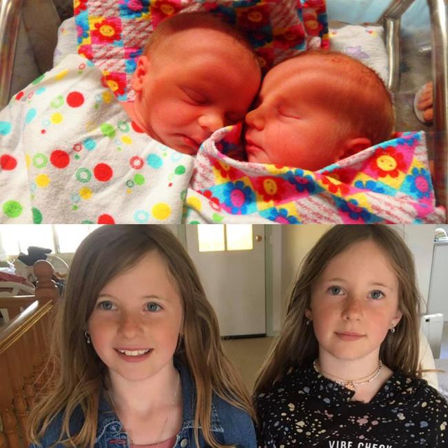 Townsville miracle babies - Dr Chang helped us with these two. Nine years ago today they were born. Photo: Christopher Sowerby