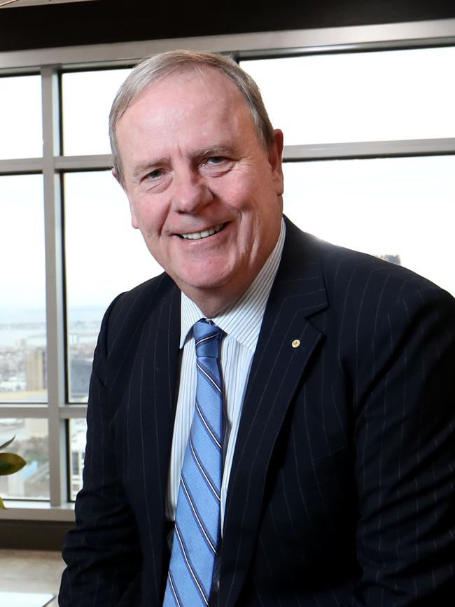 Future Fund chair Peter Costello is stepping down after 14 years. Picture: David Geraghty