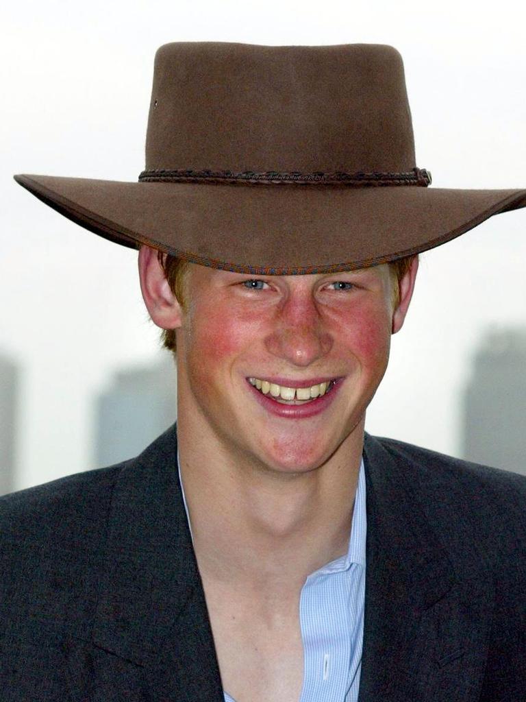 He donned an Akubra during his visits while in Australia.