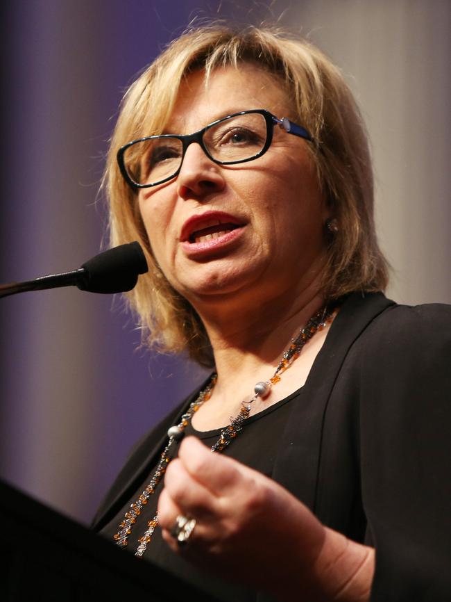 2015 Australian of the Year Rosie Batty has used the honour to champion awareness of domestic violence. Picture: Steve Pohlner