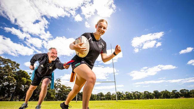 Researchers suggest modifications to sports – similar to children’s sport – to help draw adults back onto the sporting field. Picture: Tom Huntley