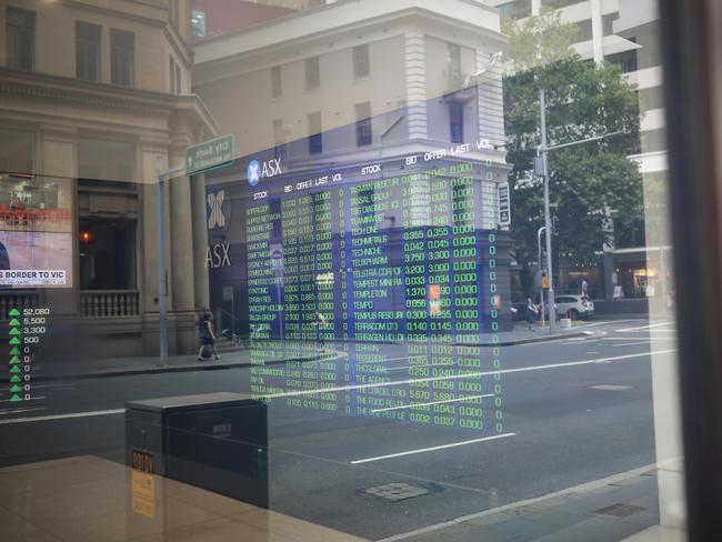 SYDNEY, AUSTRALIA - NewsWire Photos DECEMBER 1, 2020 - The Australian Stock Exchange (ASX) on Tuesday, December 1, 2020 and located at the Exchange Centre, 20 Bridge St, Sydney NSW 2000.Picture: NCA NewsWire / Christian Gilles