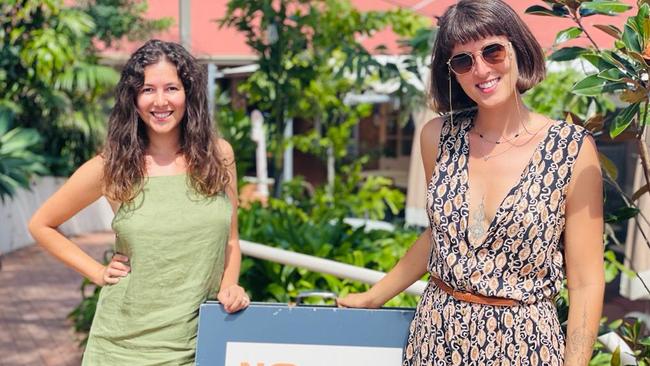 No Bones owners Yasmina Cross and Tahlia Ward.
