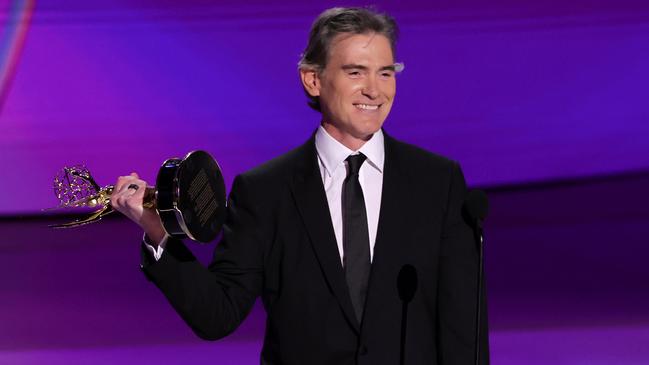 Billy Crudup accepts the Outstanding Supporting Actor in a Drama Series award for The Morning Show. Picture: Kevin Winter/Getty Images