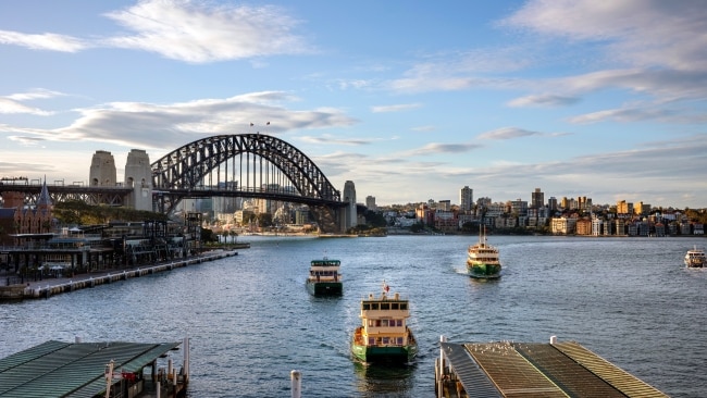 Up to 20 drivers could race around The Rocks and Barangaroo. The Harbour Bridge has been ruled out due to safety concerns. Picture: Getty