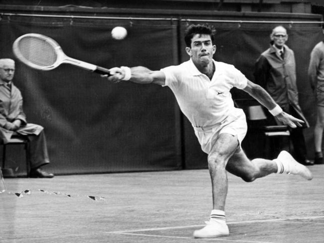 06/1968. Ken Rosewall. Tennis. Picture: UNITED PRESS INTERNATIONAL