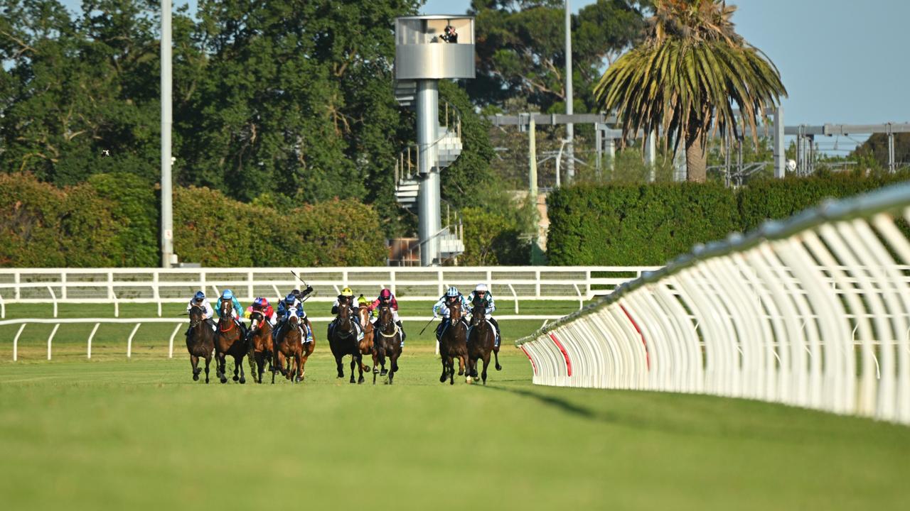 Horses race at Caulfield Heath racecourse on December 18. Picture: Vince Caligiuri / Getty Images