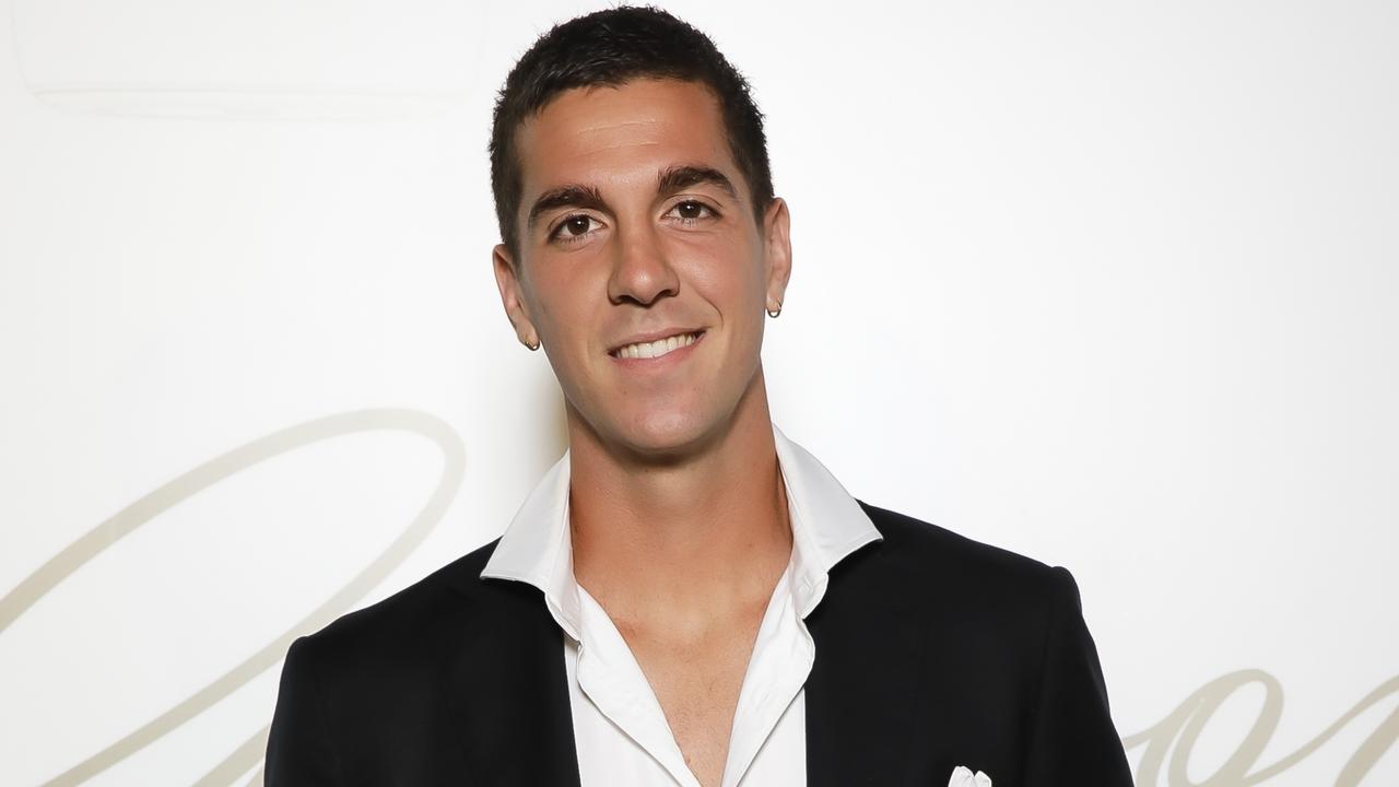 Thanasi Kokkinakis girlfriend Hannah Dal Sasso at Glamour on the Grid