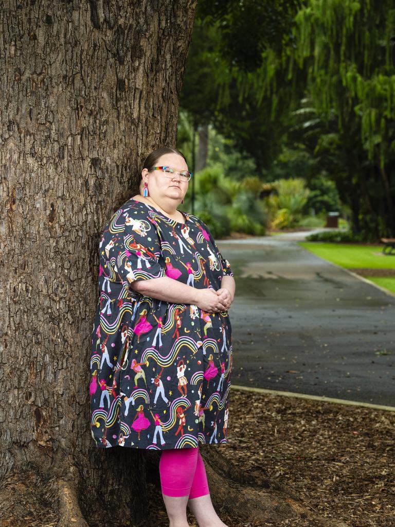 BE KIND: Toowoomba’s Nadia Brady identifies as a queer, non-binary person and has shared her powerful story. Picture: Kevin Farmer