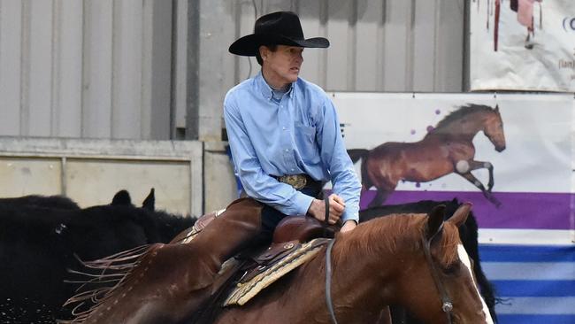 Cuttabar Designer Cat ridden by Aaron Wheatley. Picture: Sally H