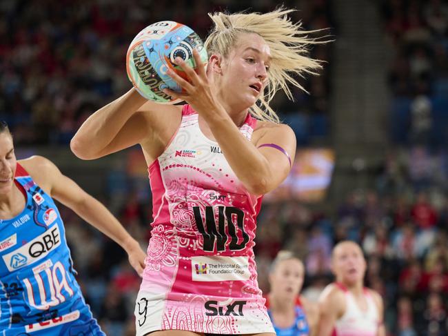 Bakewell-Doran will lead Australia alongside vice-captain, Adelaide Thunderbirds’ midcourter Tayla Williams. Picture: Brett Hemmings/Getty Images