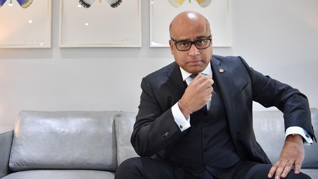 Sanjeev Gupta, head of the GFG, plans to consolidate his steel business. Picture: AFP