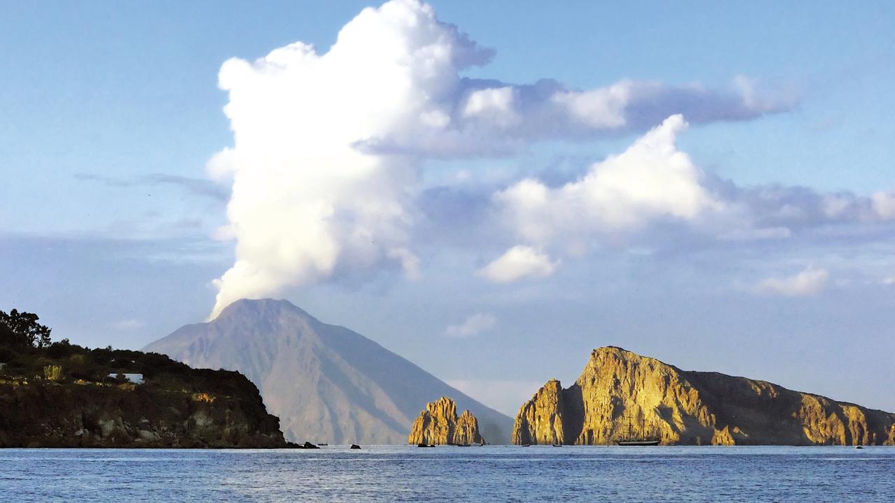 The stunning silhouette of Stromboli off Italy. Picture: Supplied