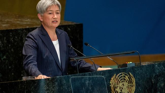 Foreign Affairs Minister Penny Wong has overseen a shift in Australia's stance on resolutions relating to Palestine. Picture: Reuters