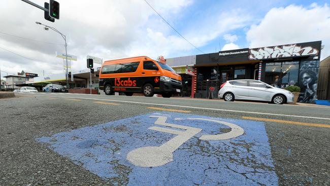 Accessible parking fines have dropped about 40 per cent, new figures show. AAP Image/Jono Searle