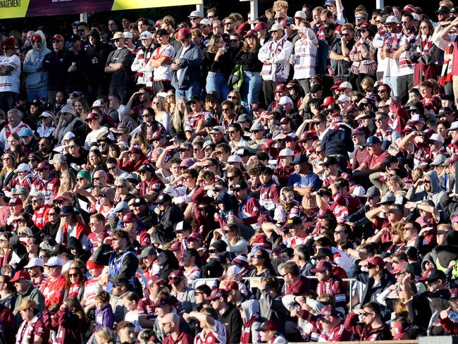 Manly’s 4 Pines Park has a capacity of 18,000. Picture: Damian Shaw