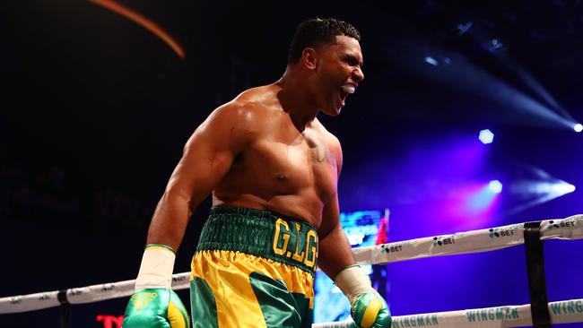 Tevita Pangai Jr is set to announce his first fight since quitting rugby league. Picture: Getty