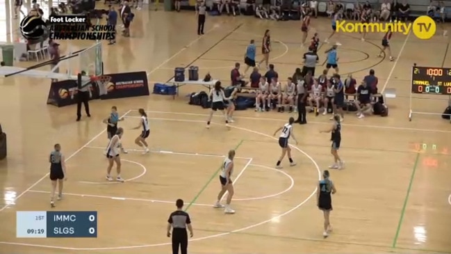 Replay: Basketball Australia School Championships Day 2 - (W) Immanuel College v St Luke's Grammar