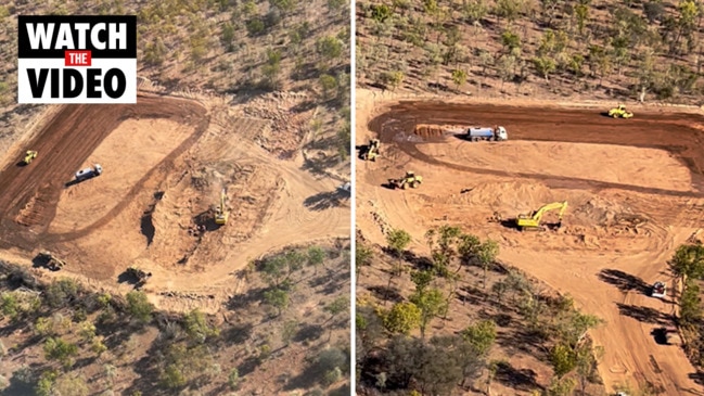 Fracking operations on Tanumbirini cattle station