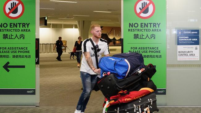 Look who has just come through customs at Christchurch airport.