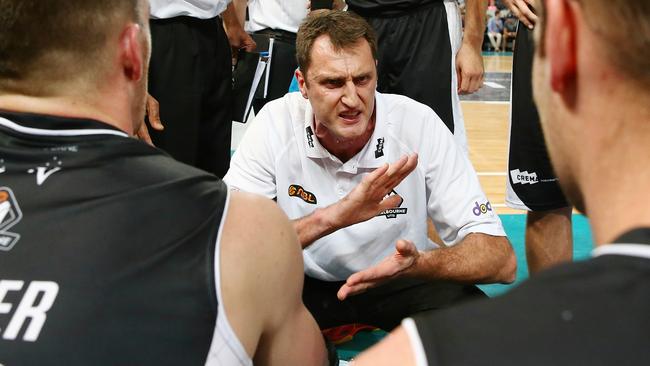 Chris Anstey, seen here calling the shots as Melbourne United boss, will coach the Victorian under-20 men’s team. Pic: Michael Klein