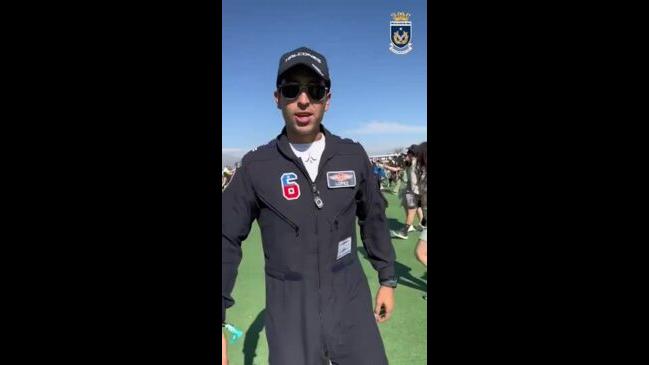 Chilean Air Force Aerobatics Squadron Puts on Show at Music Festival ...