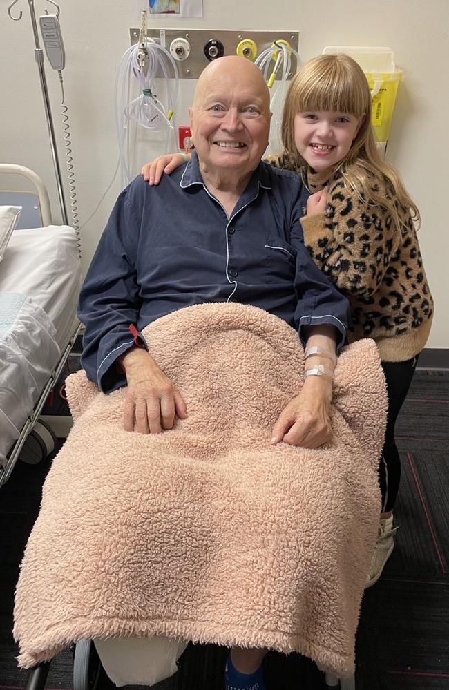 27/05/2021 Bert Newton with his granddaughter Lola posted on Patti Newtons Instagram.