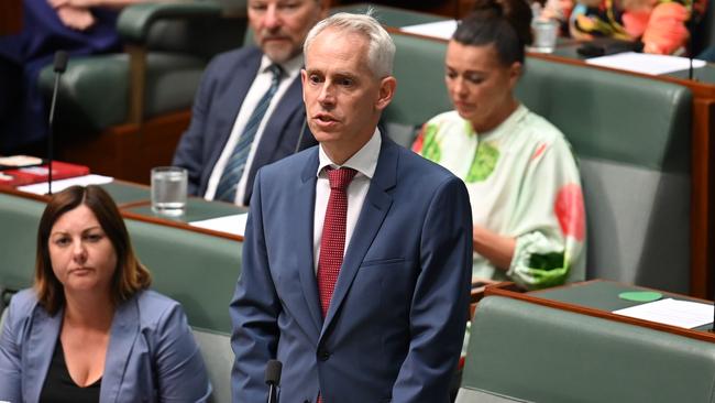 Immigration Minister Andrew Giles says community safety remains the government’s priority. Picture: NCA NewsWire / Martin Ollman