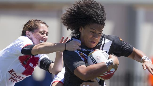 Fotu-Moala has been a powerful force for the Ferns. (AAP Image/Craig Golding)