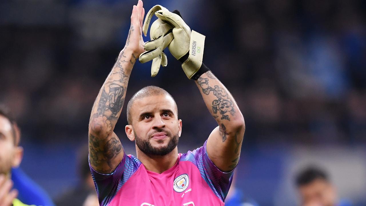 Kyle Walker may not be able to get escorts to visit him but he can still get the same sort of service online. (Photo by Michael Regan/Getty Images)