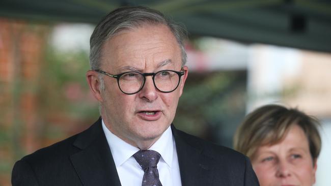 Anthony Albanese said the modelling was the “most comprehensive” in Australia’s history. Picture: NCA NewsWire / Gaye Gerard