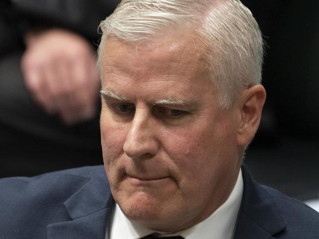 CANBERRA, AUSTRALIA - NewsWire Photos JUNE 15, 2021: Deputy Prime Minister of Australia, Michael McCormack during Question Time at Parliament House in Canberra. Picture: NCA NewsWire / Martin Ollman