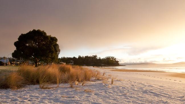 Blackmans Bay beach supplied by Kristan Rawl