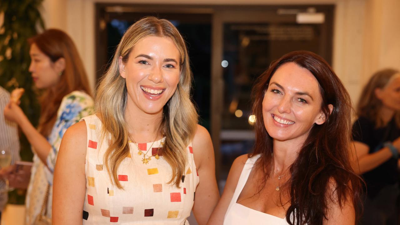 Cat Sanz and Katie Kelly at The Tamborine Boutique Hotel Launch at Mount Tamborine for Gold Coast at Large. Picture, Portia Large.