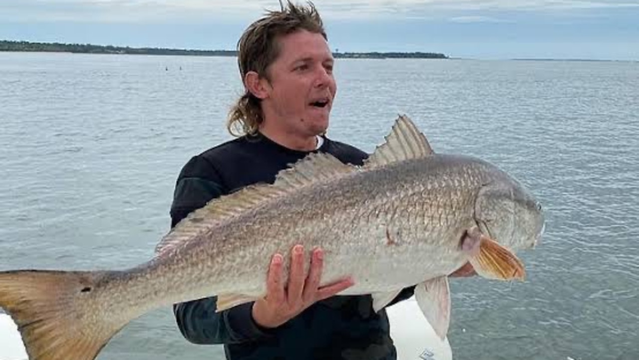 Cameron Smith with a fairly sizeable catch. Picture: Instagram