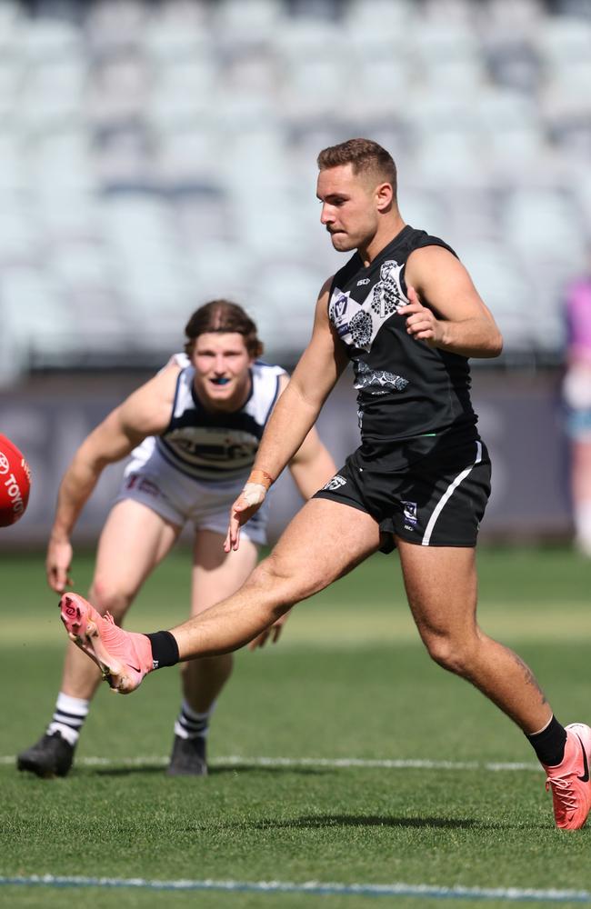 Top Shark Boyd Woodcock was third in the JJ Liston Trophy. Picture: Rob Lawson/AFL Photos via Getty Images