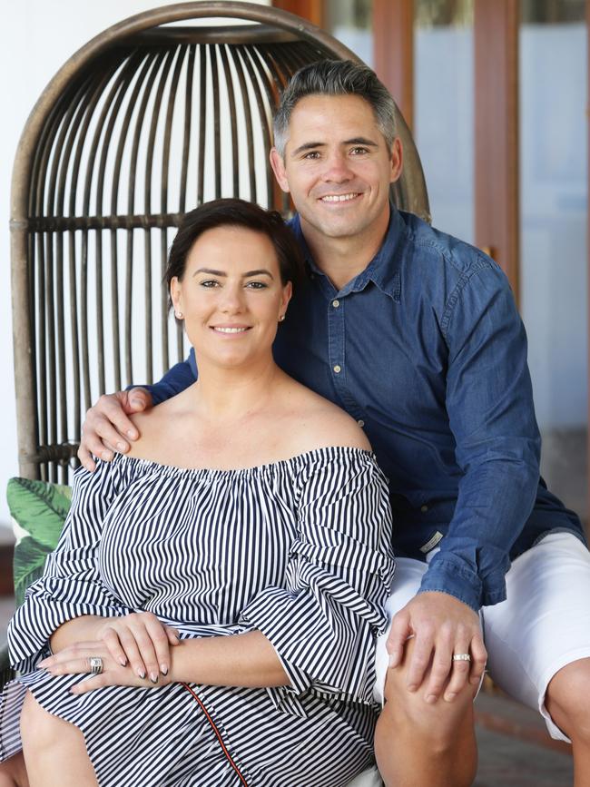 Margaux and Corey Parker have been together for 16 years. Picture: AAP/ Ric Frearson