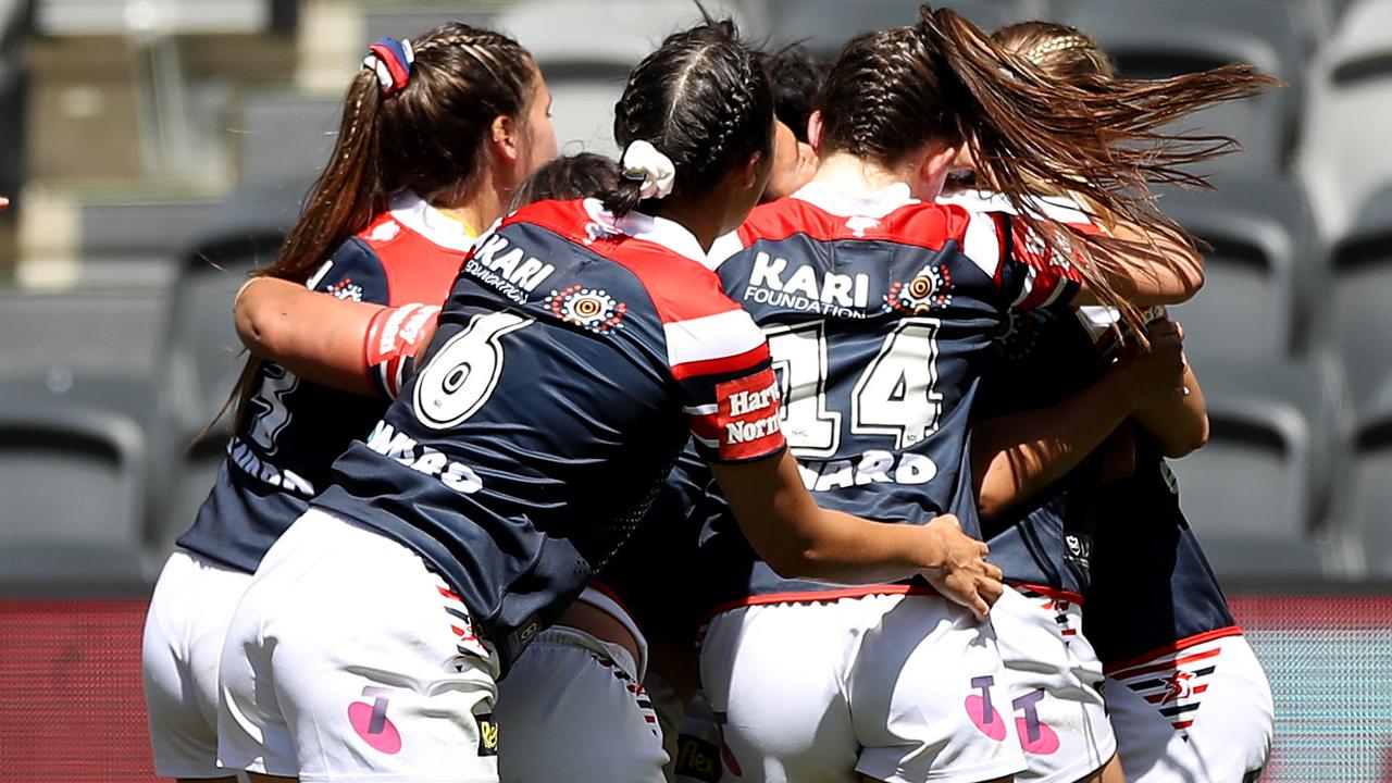 The NRLW has been hit with its first positive Covid-19 case. Picture: Getty Images
